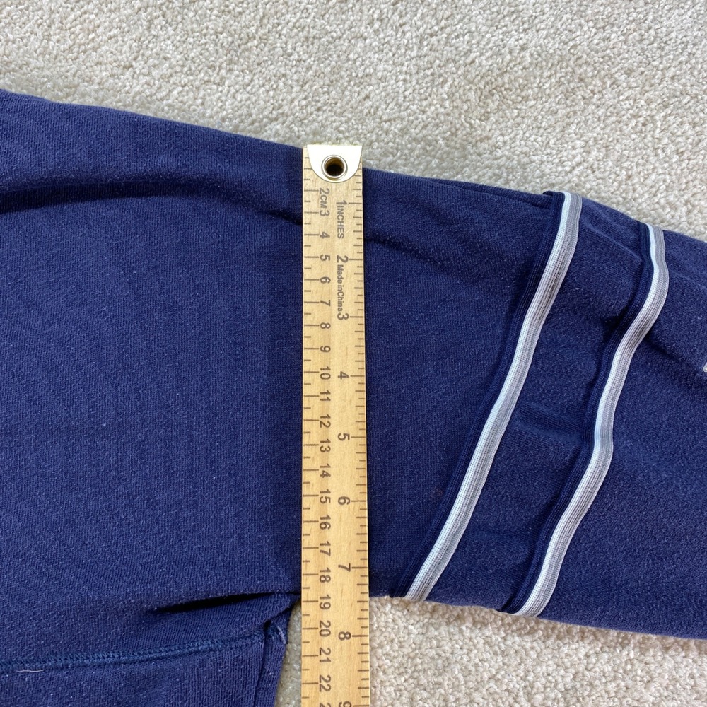 PINK Victoria's Secret Yankees Sweatshirt Womens Large Navy Excellent Lace Up - Picture 5 of 10